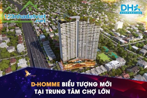 CĂN 1PN 51m2 - RẺ NHẤT D-HOMME, Q6 chỉ 3.55tỷ- tầng trung- k phát sinh (có căn rẻ hơn em - 3