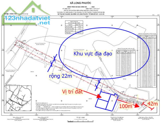 Cần chuyển nhượng lô đất xã Long Phước, Tp. Bà Rịa - Vũng Tàu - 1