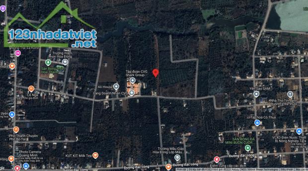 Bán 81,9m² Đất Tại Xã Hoà Đông, Krông Pắc – Cạnh Làng Doanh Nhân Cvg – Giá 5 Triệu/m²