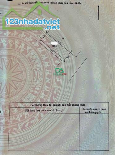 Bán đất Uy Nỗ Đông Anh gần trung tâm huyện S=129.9m2