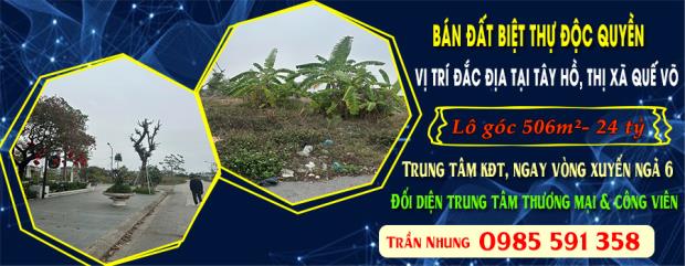 BÁN ĐẤT BIỆT THỰ ĐỘC QUYỀN – VỊ TRÍ ĐẮC ĐỊA TẠI TÂY HỒ, THỊ XÃ QUẾ VÕ - 4