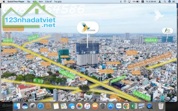 TÂM ĐIỂM KẾT NỐI - AN CƯ LÝ TƯỞNG
Bán căn hộ D-Homme, Hồng Bàng, Quận 6 Giá 5 tỷ, 70m2 - 4