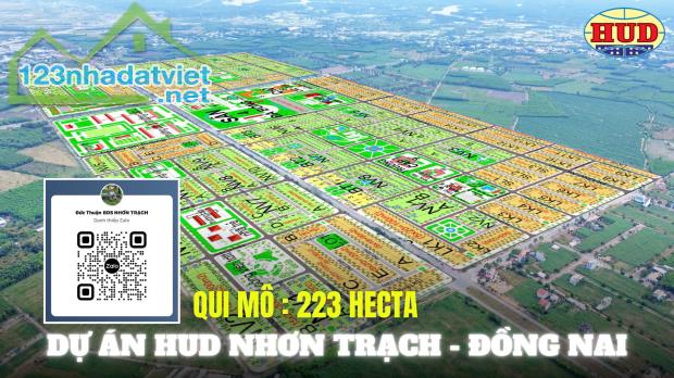 Đất nền dự án Hud Nhơn Trạch giá rẻ cho nhà đầu tư an cư tích sản