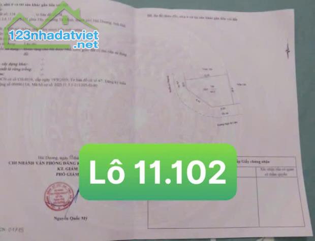 Cần bán lô góc mặt đường Lê Nghĩa & Ngô Sỹ Liên chỉ 4,8 tỷ - 2