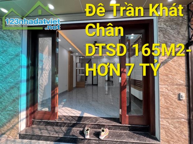 SIÊU PHẨM ĐÊ TRẦN KHÁT CHÂN DTSD 165M2 THANG MÁY, SÂN ĐỂ XE ,30M RA Ô TÔ ,HƠN 7 TỶ