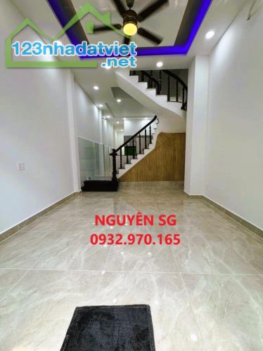 HIẾM, NHÀ MỚI THƠM SƠN, 3 TẦNG, DT 72 M2 (4 x 18), HẺM 4M, BÙI ĐÌNH TÚY, GẦN CHỢ BÀ CHIỂU. - 1