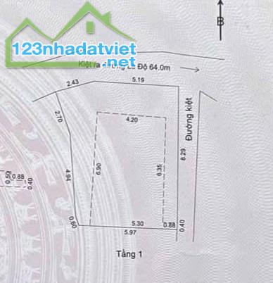 ♪ Đất 2 mặt kiệt 2.5m thẳng 60m ra Lê Độ, 58m2, 2.35 tỷ - 1