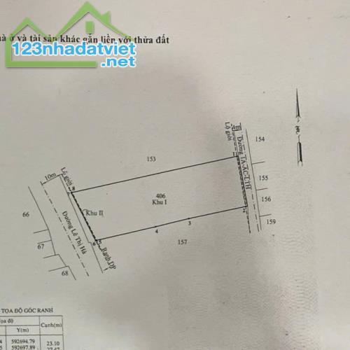 BÁN LÔ ĐẤT MẶT TIỀN LÊ THỊ HÀ, TÂN XUÂN, DT 23x78m - 3