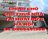 CHÍNH CHỦ CHO THUÊ NHÀ TẠI HOÀI ĐỨC, HÀ NỘI - Địa chỉ: Số 10 ngõ 25 đường 422b xã vân