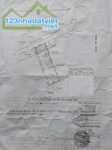 Bán lô đất Nhị Bình 15, Hóc Môn, Hóc Môn: 10 x 38, giá 12 tỷ. - 2