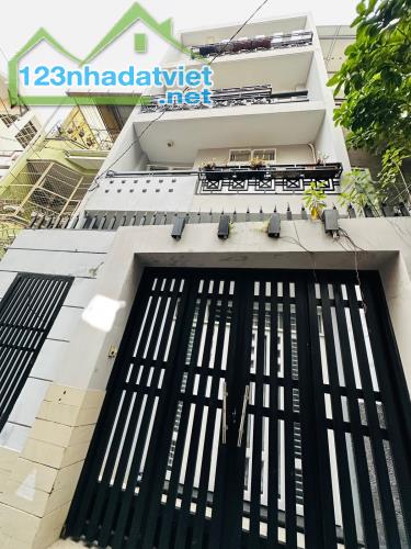 ÔTÔ LÝ THUYẾT PHÚ NHUẬN GIÁP QUẬN 3, HƠN 80M2, NGANG KHỦNG 5.5M NHÀ MỚI ĐẸP 4 TẦNG 5PN - 4