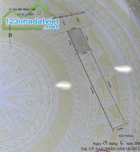 Bán đất mặt đường Nguyễn Văn Linh, DT 150m, MT 5m, gần AEON, Giá 75 tr/m - 2