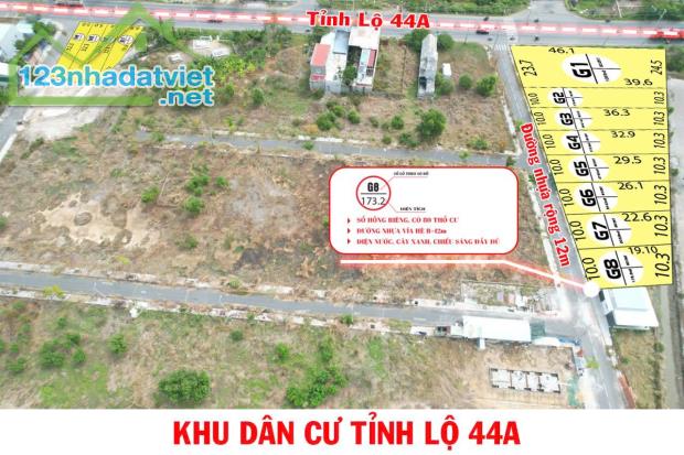 Cần bán đất gần đường Tỉnh lộ 44A giá tốt