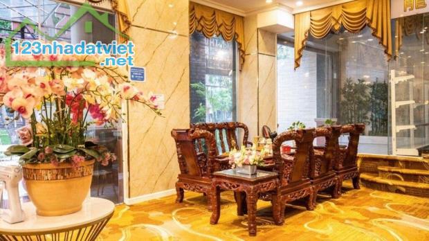 Khách Sạn 7 Tầng Siêu VIP Khu Tên Lửa đối diện công viên có Hầm, Có Thang Máy Cao Cấp. Thu