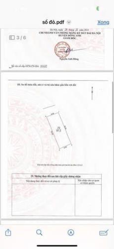 DUY NHẤT 1 LÔ THÔNG Ô TÔ GIÁ 60 TẠI SƠN DU - NGUYÊN KHÊ - ĐÔNG ANH