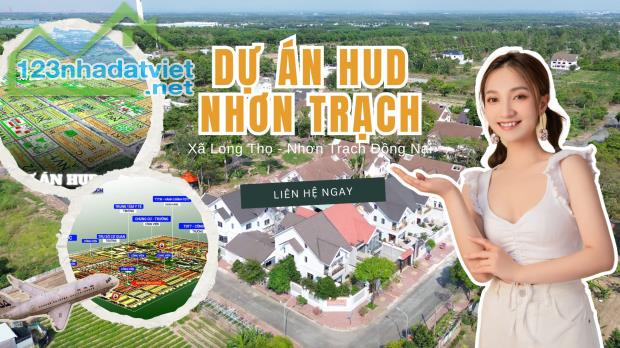 Cty Saigonland cần Bán nhanh nền Liên Kế 150m2 thuộc dự án Hud Nhơn Trạch