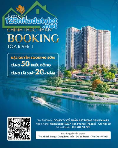 Chỉ với 30tr/booking khách không ưng hoàn tiền + 20% lãi suất (KH chỉ có lời) - 2