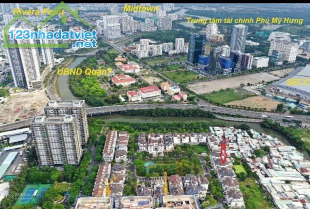 Biệt thự đẹp khu Vip Cityland Quận 7. 10*22, hầm + 4 tầng, thang máy, sân vườn. 49 tỷ - 1