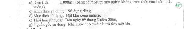 Bán nhà xưởng 58.770 m2 trong KCN Đức Hòa, Long An