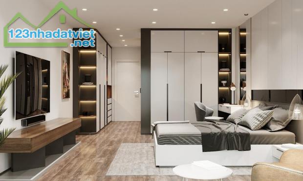 Nguyễn Văn Huyên nhà đẹp 40m2*6T thang máy kd, ô tô gần, sổ vuông 8 tỷ hơn - 2