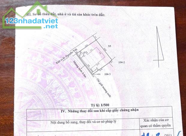 215m2 đất Nguyễn Trãi gần chợ Tây lộc - Vị trí đẹp