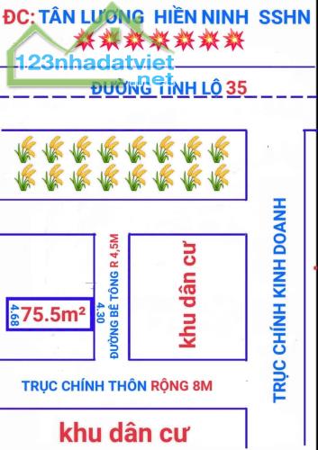 Duy nhất 1 mảnh Tân Lương-Hiền Ninh-SS đường 4m, cách trục chính 30m giá chỉ 2x xíu. - 2