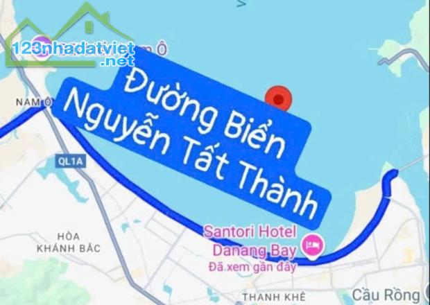 Bán 200M2 Đất view biển đường Nguyễn Tất Thành,Đà Nẵng 3 lô liền nhau - 1