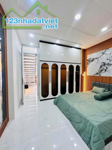 4x18m Nhà 4Tầng BTCT tuyệt đẹp - Mặt tiền đường 10m Thạnh Xuân Quận 12 chỉ nhỉnh 6tyTL - 1