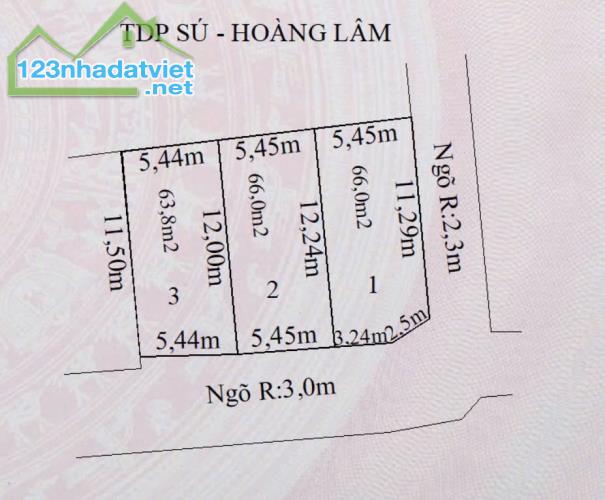 ❎Hot Hot Hot - 3 Lô FO Lâm Động - phường Hoàng Lâm - tp Thuỷ Nguyên  👉Ngõ to rộng ô tô - 2