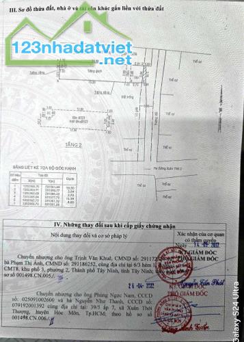 Bán Nhà Xuân Thới Đông 1, 80m2, 2Tầng BTCT, Đường 5 m Xe hơi ngủ trước nhà. - 2