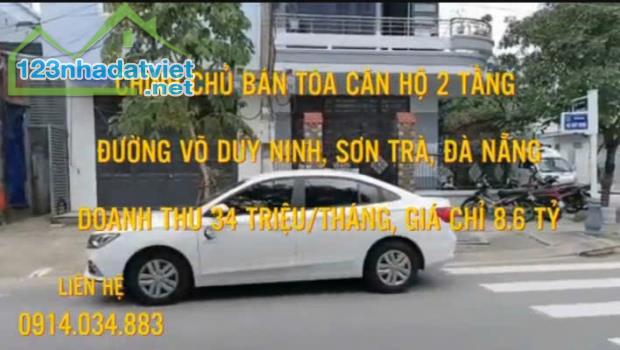 CẦN BÁN NHANH TÒA CĂN HỘ 2 TẦNG ĐƯỜNG VÕ DUY NINH - SƠN TRÀ - TP ĐÀ NẴNG - 1