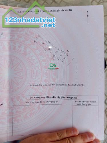 Bán lô 97.4m2 Hà Lâm 2 xã Thuỵ Lâm Đông Anh giá rẻ - 3