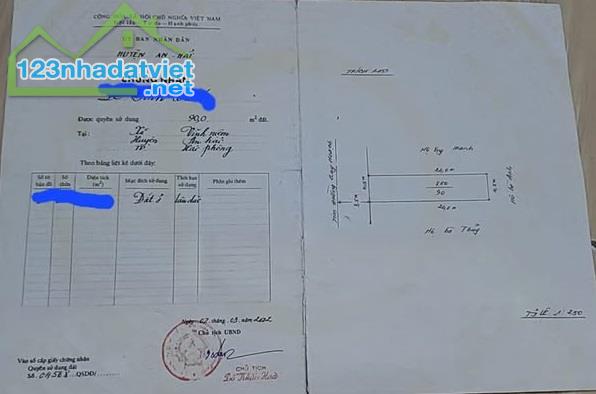 Bán đất phân lô 15 Khúc Thừa Dụ, 90m2, đường 7m, Giá 48 tr/m