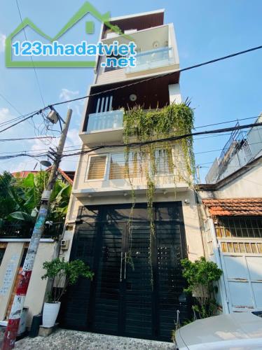 BÁN NHÀ, 2 MẶT HẺM XE HƠI THÔNG, TRƯỜNG CHINH, TÂN BÌNH, 98M2, 4 TẦNG, GIÁ 11.5 TỶ