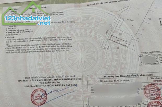 Bán nhanh căn nhà cấp 4 đang cho thuê ở Tân Thới Nhì Hóc Môn dt 89m2, 720 TRIỆU, SHR