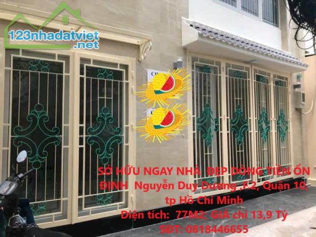 SỞ HỮU NGAY NHÀ  ĐẸP DÒNG TIỀN ỔN ĐỊNH - NGAY TRUNG TÂM QUẬN 10, TP Hồ Chí Minh - 4
