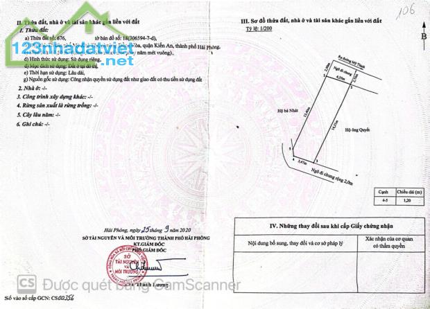 Bán lô đất tại Mỹ Khê, Đồng Hoà gần trường tiểu học