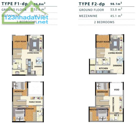 Mua bán căn hộ Penhouse Duplex 262m2  Celadon Tân Phú cạnh Aeon Mall trực tiếp CDT Gamuda - 3