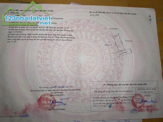 Bán đất Hưng Đạo - Dương Kinh - Hải Phòng - 5