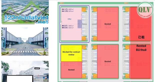 Cho thuê nhà xưởng 74.000 m2 kcn Dầu Giây, Thống Nhất, Đồng Nai - 4