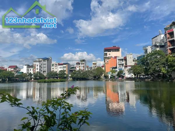 Mặt hồ Đầm Tròn Đội Cấn - ô tô vào nhà - xây apartment - 177m vuông đẹp - 1