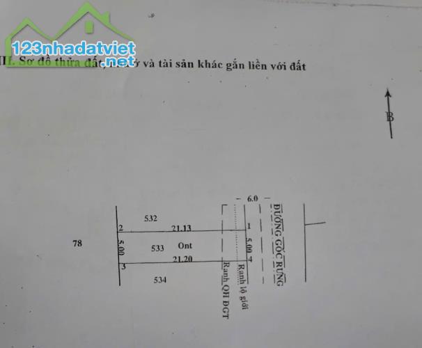 CHÍNH CHỦ CẦN BÁN GẤP ĐẤT MẶT TIỀN ĐƯỜNG GỐC RƯNG  AN NHƠN TÂY, CỦ CHI - 4