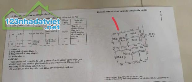 40m Đông Hội. Đông Anh. Sẵn nhà cấp 4 ở luôn. Chủ thiện trí bán