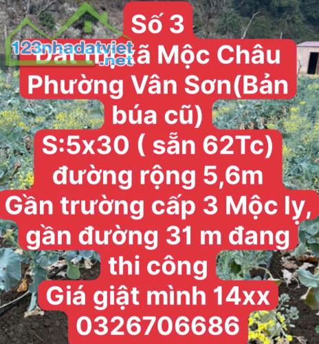 2000M2 ĐẤT HÀNG VIP FULL TC KHU DU LỊCH BẢN ÁNG ĐÔNG SANG MỘC CHÂU - LÀM HOME QUÁ ĐỈNH
