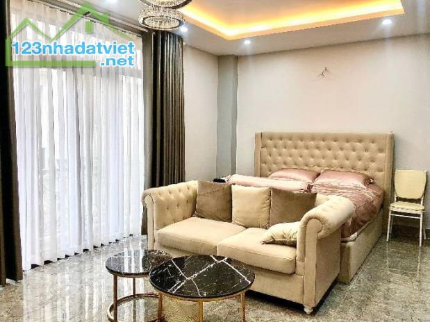 NHÀ BÁN HXH 6 M Đ: HUỲNH TẤN PHÁT KẾ PMH. QUẬN 7. DT:82.2M2. 5 TẦNG. 6 PN. CHỈ 10.5 TỶ. - 1