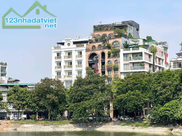 Bán Tòa VP 10 Tầng Mặt Hồ Ba Mẫu,Đang cho thuê 500tr/th. DT 390m2. MT 14m. Giá 250 TỶ - 5