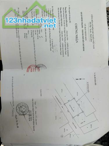 154/1 nguyễn xí p26 bình thạnh hẻm xe tải 3 lầu sổ cn 50m ngang 8m giá 6,9 tỉ - 2
