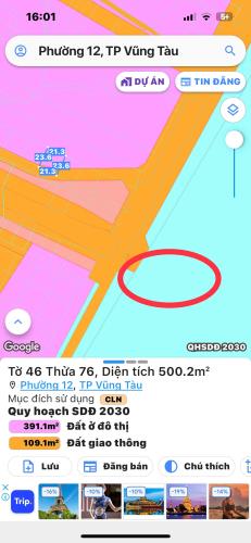 Bán đất khu nghỉ dưỡng tại Phường 12, Vũng Tàu, 3,999 tỷ, 500m2 - Hot! Uy tín - 1