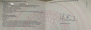 Bán đất thôn Tằng My - Nam Hồng - Đông Anh - Hà Nội