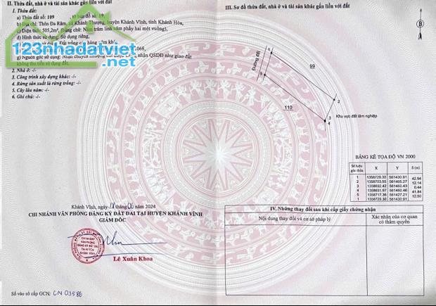 Bán đất vườn Khánh Thượng giá rẻ cạnh bên suối chảy quanh năm gần Quốc Lộ 27C